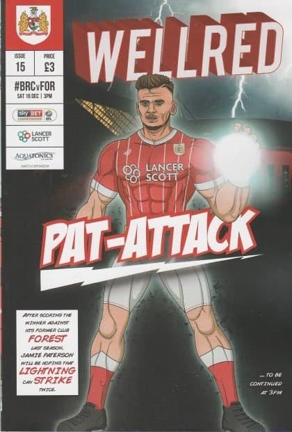 Bristol City v Nottingham Forest  16-Dec-2017