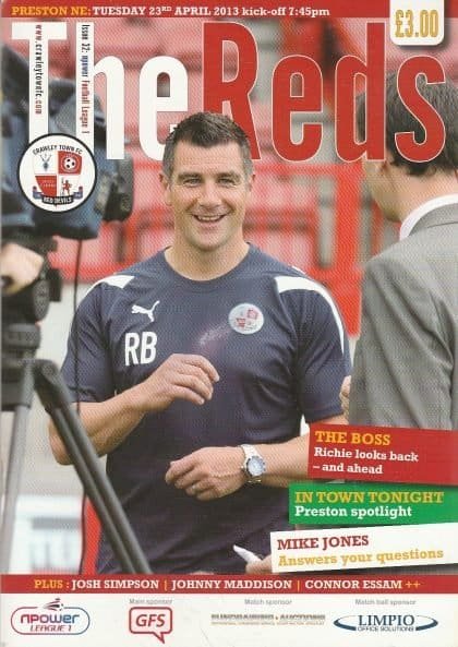 Crawley Town v Preston North End 23-Apr-2013
