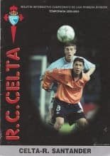 Celta Vigo v Racing Santander  2002-03