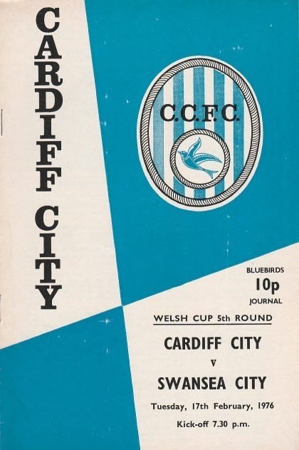 Cardiff City v Swansea City 17-Feb-1976
