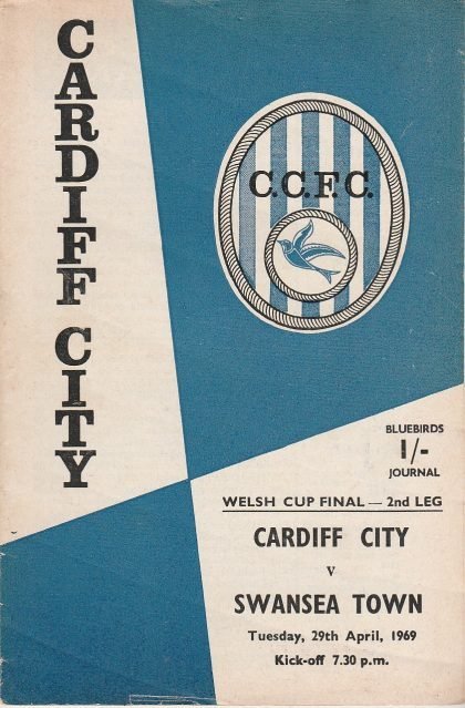 Cardiff City v Swansea Town 29-Apr-1969