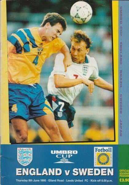 England v Sweden   08-Jun-1995