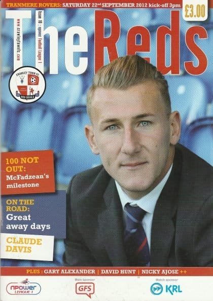 Crawley Town v Tranmere Rovers 22-Sep-2012