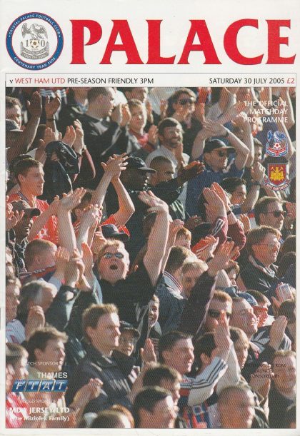 Crystal Palace v West Ham United 30-Jul-2005