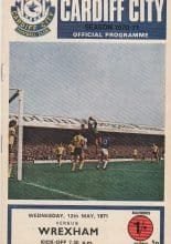 Cardiff City v Wrexham 12-May-1971