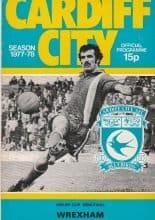 Cardiff City v Wrexham 13-Apr-1978