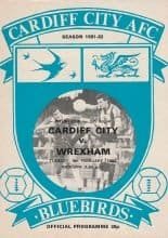 Cardiff City v Wrexham 09-Feb-1982