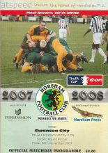 Horsham v Swansea City   30-Nov-2007