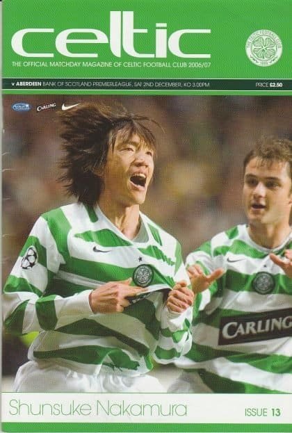 Glasgow Celtic v Aberdeen 02-Dec-2006