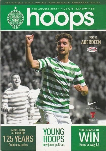 Glasgow Celtic v Aberdeen 04-Aug-2012