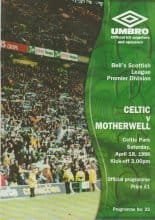 Glasgow Celtic v Motherwell 18-Apr-1998