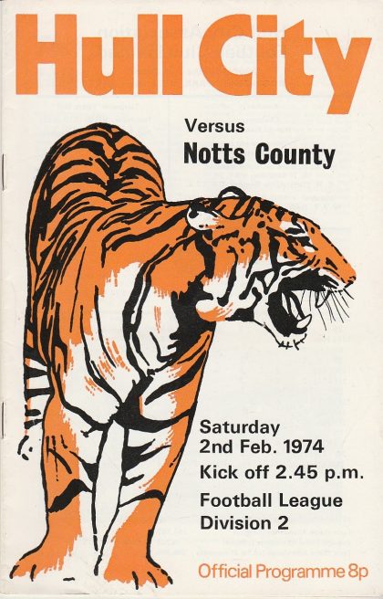 Hull City v Notts County 02-Feb-1974