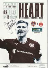 Heart of Midlothian v Aberdeen  09-Jan-2016