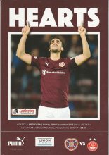 Heart of Midlothian v Aberdeen  30-Dec-2016