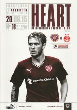 Heart of Midlothian v Aberdeen  20-Sep-2015