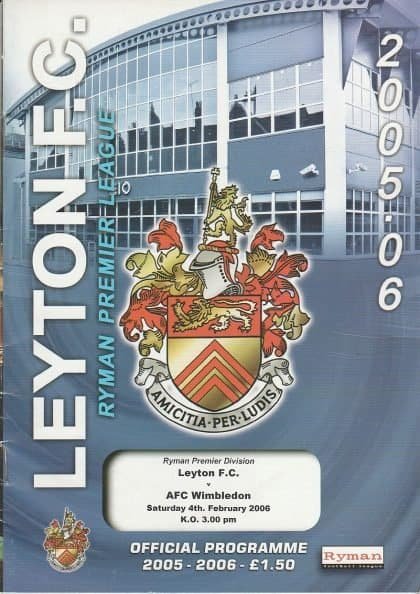 Leyton v AFC Wimbledon  04-Feb-2006
