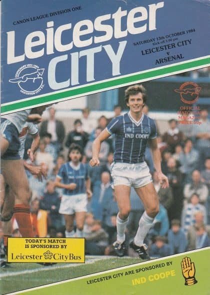 Leicester City v Arsenal 13-Oct-1984