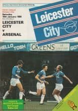 Leicester City v Arsenal 18-Jan-1986