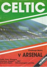 Glasgow Celtic v Arsenal 01-Aug-1987