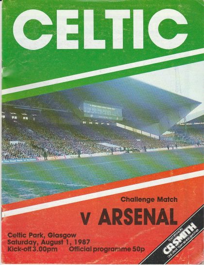 Glasgow Celtic v Arsenal 01-Aug-1987