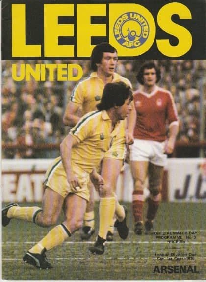 Leeds United v Arsenal 01-Sep-1979