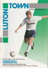 Luton Town v Arsenal 21-Apr-1990