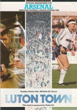 Luton Town v Arsenal 25-Oct-1988