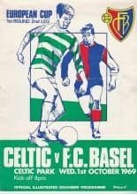 Glasgow Celtic v FC Basel  01-Oct-1969