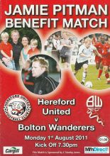Hereford United v Bolton Wanderers 01-Aug-2011