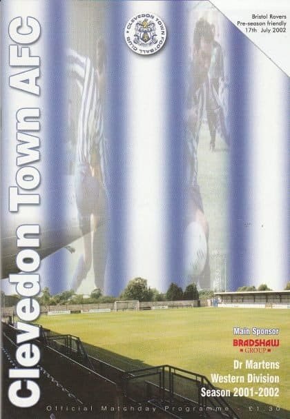Clevedon Town v Bristol Rovers 17-Jul-2002