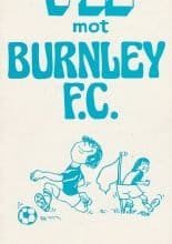 VIF (Vålerenga) v Burnley 07-Aug-1974