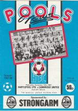 Hartlepool United v Cambridge United 16-Sep-1987