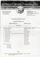 Hereford United Reserves v Cardiff City Reserves 28-Oct-1985