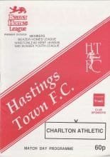Hastings Town v Charlton Athletic  08-Aug-1992