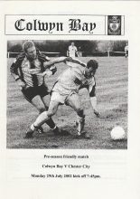Colwyn Bay v Chester City 29-Jul-2002