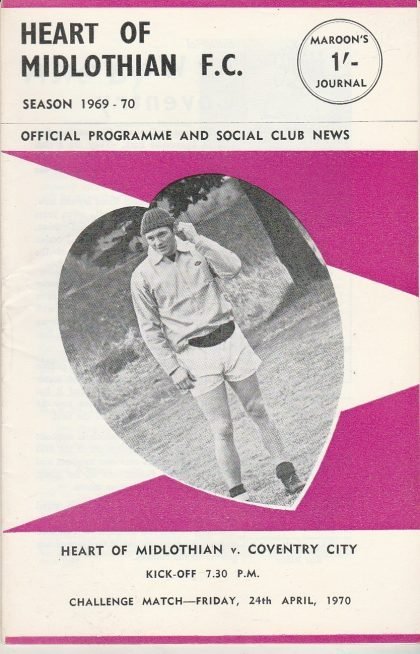 Heart of Midlothian v Coventry City 24-Apr-1970
