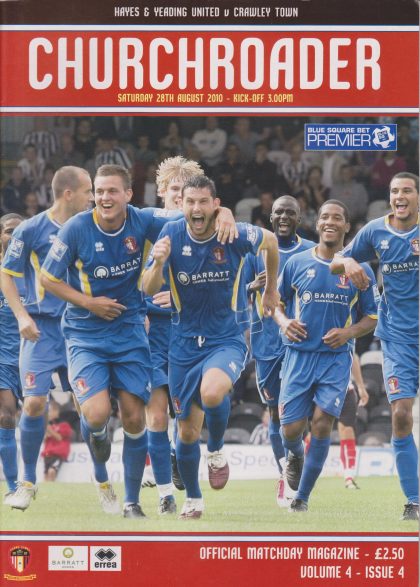 Hayes & Yeading United v Crawley Town 28-Aug-2010