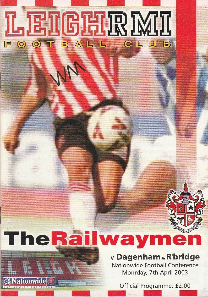 Leigh RMI v Dagenham & Redbridge 07-Apr-2003