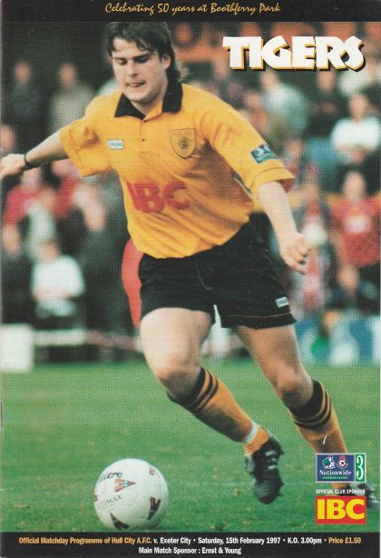 Hull City v Exeter City 15-Feb-1997