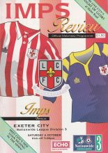 Lincoln City v Exeter City 05-Oct-1996