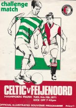 Glasgow Celtic v Feyenoord  09-Feb-1971