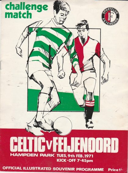 Glasgow Celtic v Feyenoord  09-Feb-1971