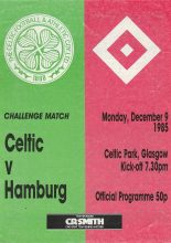 Glasgow Celtic v HSV Hamburg 09-Dec-1985