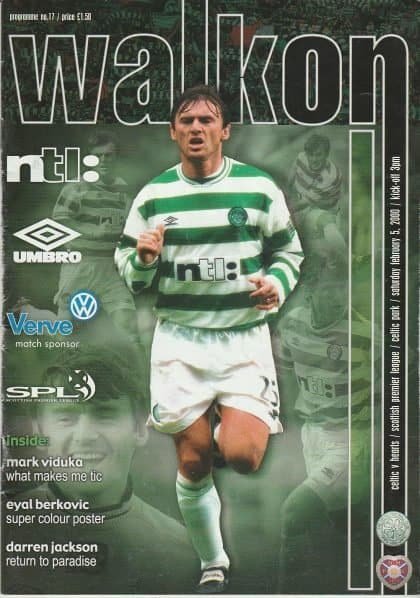 Glasgow Celtic v Heart of Midlothian 05-Feb-2000