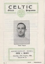 Glasgow Celtic v Heart of Midlothian 27-Aug-1966