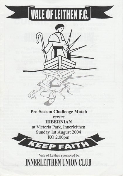 Vale of Leithen v Hibernian  01-Aug-2004