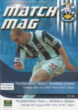 Huddersfield Town v Sheffield United  30-Jul-2002