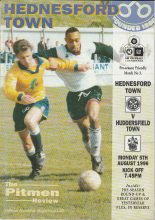 Hednesford Town v Huddersfield Town  05-Aug-1996