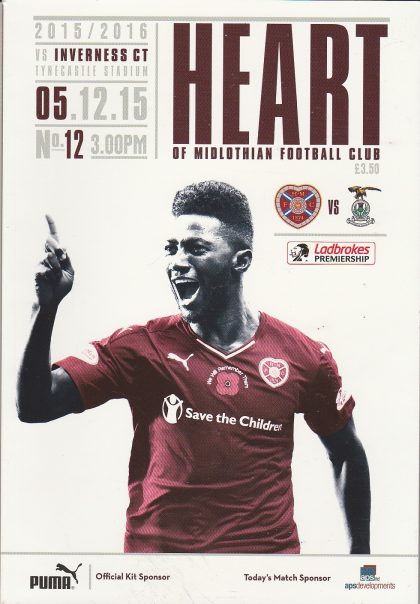 Heart of Midlothian v Inverness Caledonian Thistle 05-Dec-2015