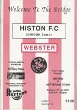 Histon v Kettering Town  14-Jan-2001